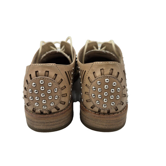 Sam Edelman Jayden oxford loafers studded lasercut faux python detail size 6.5 - Picture 4 of 10